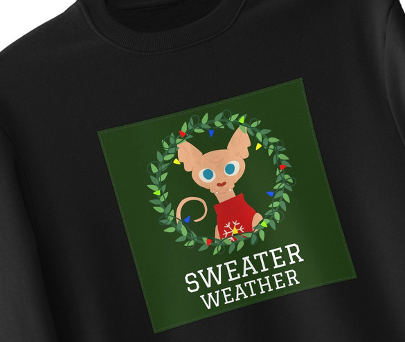 Bluza z naszywką Sweater weather