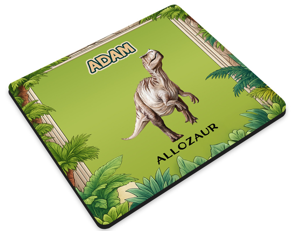 Podkładka Dinozaury Allozaur z dowolnym imieniem 36x29cm