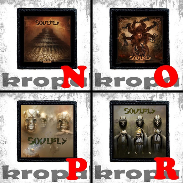 Naszywka SOULFLY 8 X 8 cm Dużo Wzorów!