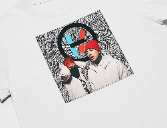 Koszulka z naszywką Twenty One Pilots 07