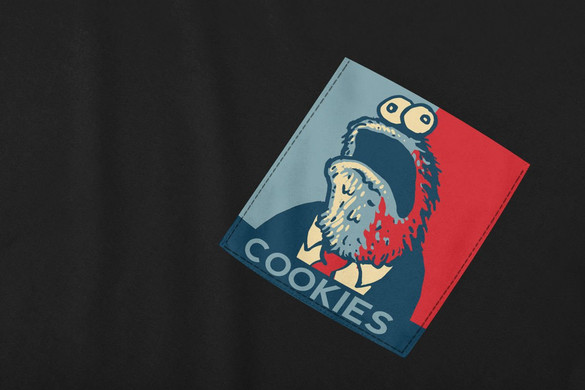 Koszulka z kieszonką CIASTECZKOWY POTWÓR 02