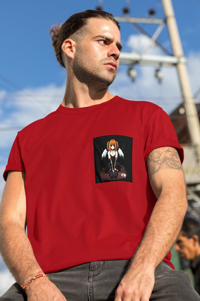Koszulka z kieszonką ANIME ANGEL