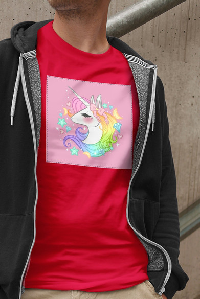 Koszulka z naszywką Unicorne 04