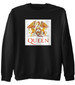 Bluza z naszywką Queen logo white