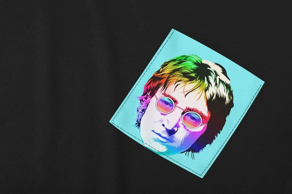 Koszulka z kieszonką JOHN LENNON