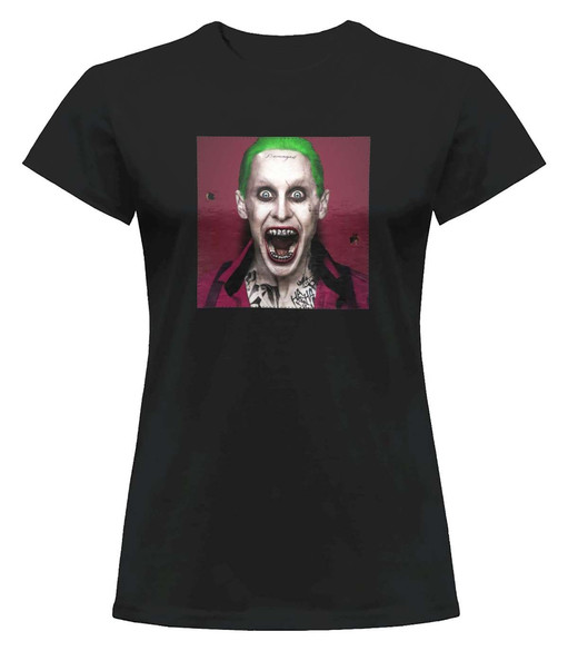 Bluzka damska z naszywką Joker Jared Leto Scream
