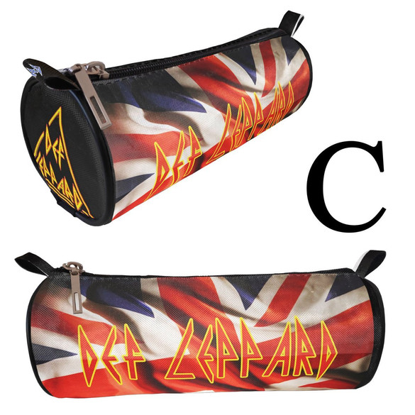 DEF LEPPARD Piórnik szkolny tuba WZORY