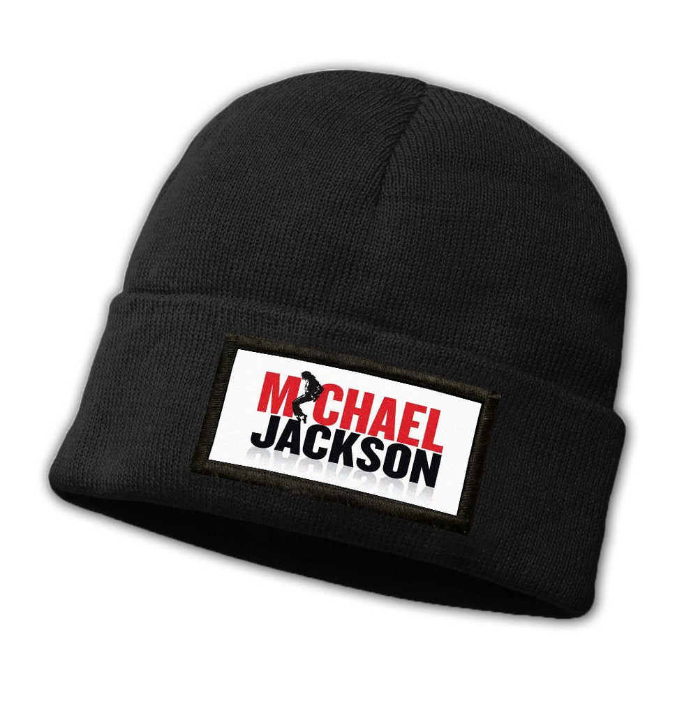 Czapka zimowa z naszywką MICHAEL JACKSON