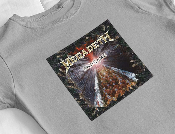 Bluzka damska z naszywką Megadeth Endgame