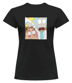 Bluzka damska z naszywką Rick and Morty 04