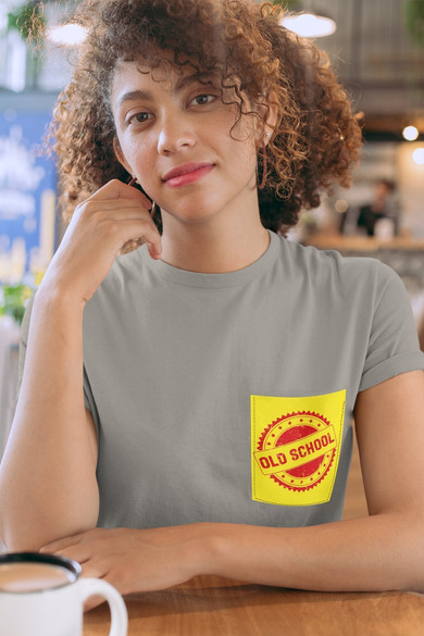 Koszulka z kieszonką OLD SCHOOL