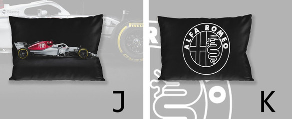 Zestaw ALFA ROMEO poduszka+kubek+GRATIS!  WZORY