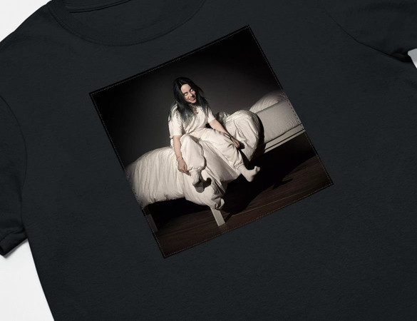 Koszulka z naszywką Billie Eilish 01