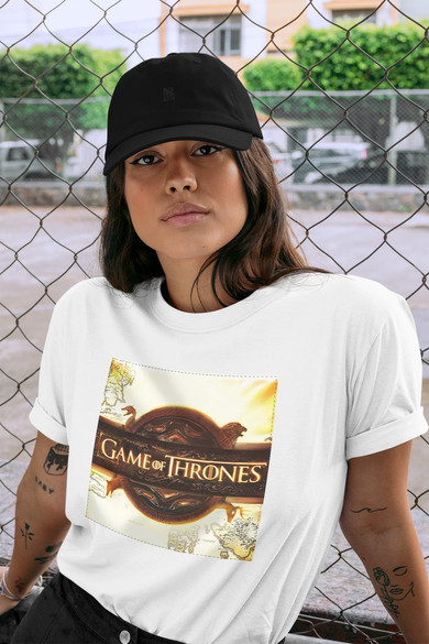 Koszulka z naszywką Game of Thrones logo