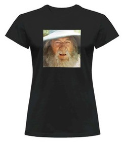 Bluzka damska z naszywką Gandalf smile