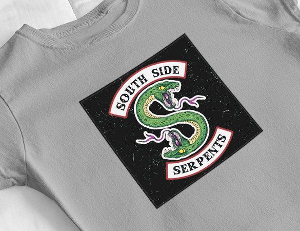 Bluzka damska z naszywką Riverdale Serpentes