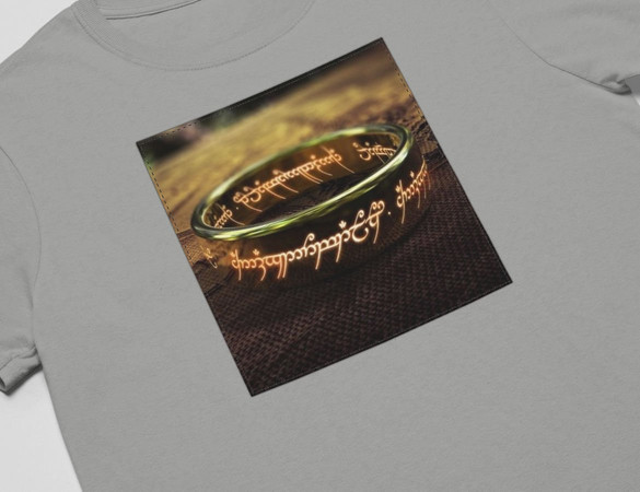 Koszulka z naszywką Lord of the Rings –Ring