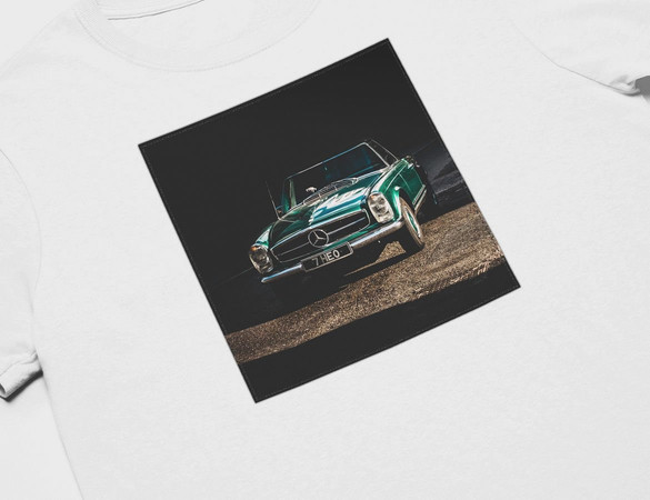Koszulka z naszywką Mercedes classic