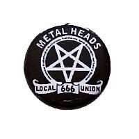 Przypinka METAL HEADS