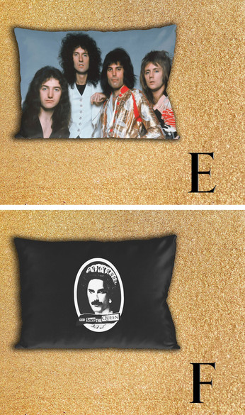 QUEEN Zestaw poduszka kubek WZORY+GRATIS