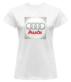 Bluzka damska z naszywką Audi 02