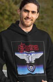 Bluza z naszywką SAXON WHEELS OF STEEL