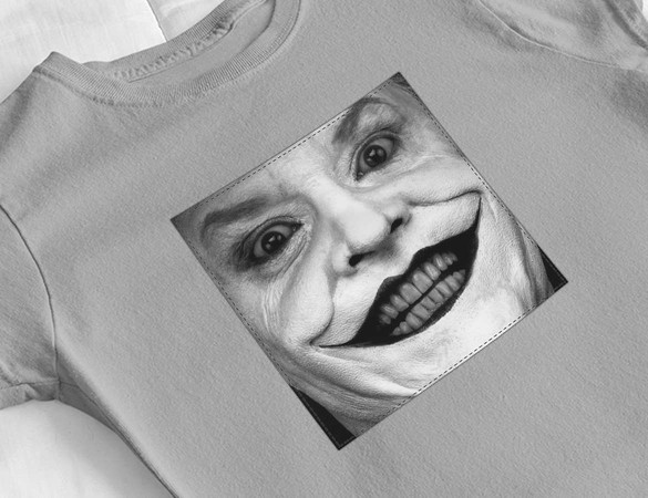 Bluzka damska z naszywką Joker Jack Nicholson 01