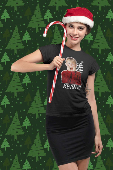 Koszulka świąteczna śmieszna Kevin