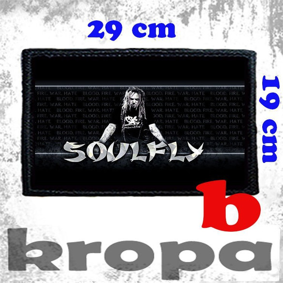 Naszywka duża na ubranie SOULFLY
