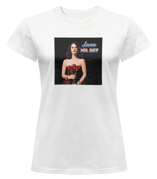 Bluzka damska z naszywką LANA DEL REY