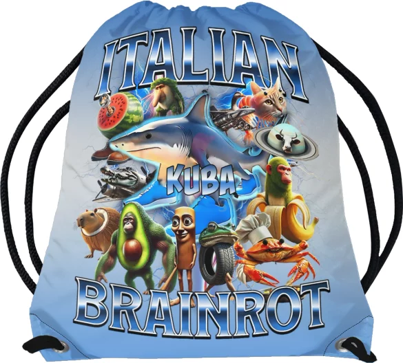 Worek Italian Brainrot Ekipa większa Stworków włoskich brainrotów