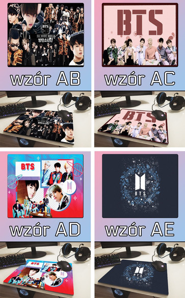 Podkładka pod mysz BTS  36x29cm Z POLSKI +imię