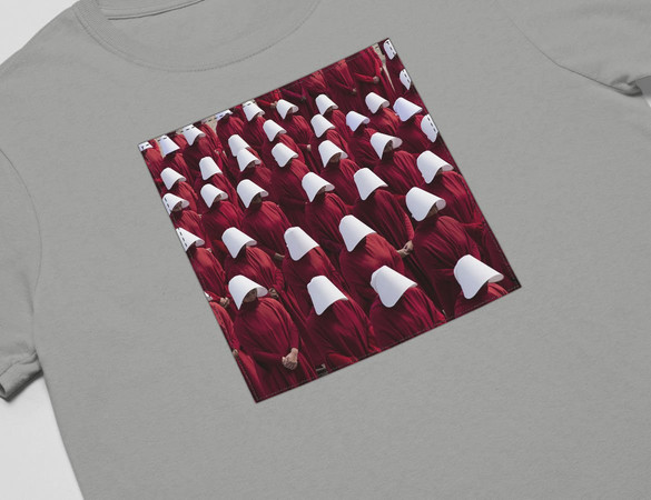 Koszulka z naszywką The Handmaid's Tale 06