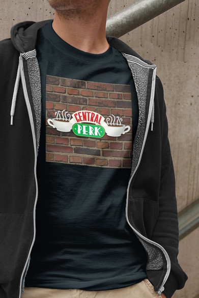 Koszulka z naszywką Friends central perk