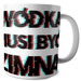 Kubek WÓDKA MUSI BYĆ ZIMNA na Prezent +imię
