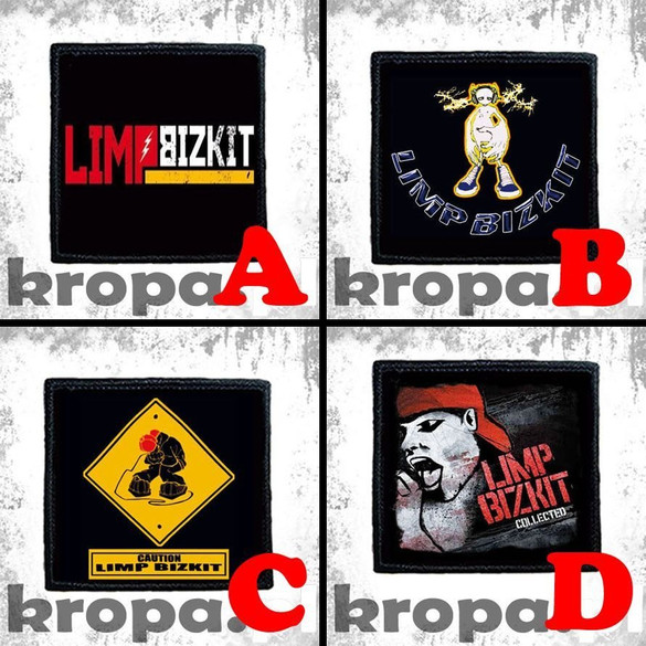 Naszywka LIMP BIZKIT 8 X 8 cm Dużo Wzorów!