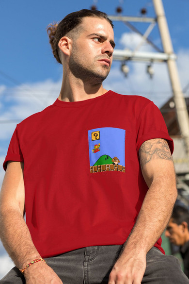	Koszulka z kieszonką SUPER MARIO BROS