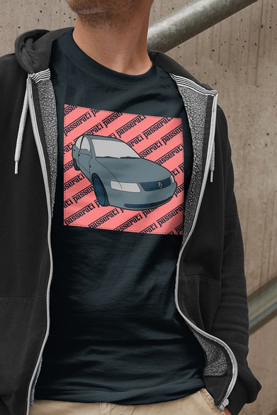 Koszulka z naszywką Volkswagen passerati