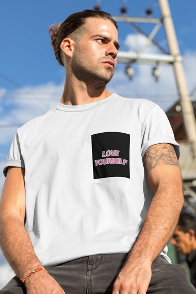 Koszulka z kieszonką BTS LOVE YOURSELF