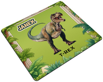 Podkładka Dinozaury T-Rex + imię dziecka 24x19cm