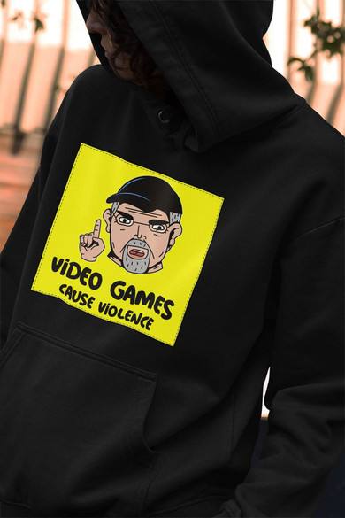 Bluza z naszywką Video games...