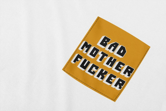 Koszulka z kieszonką BAD MOTHER FUCKER