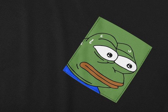 Koszulka z kieszonką PEPE THE FROG