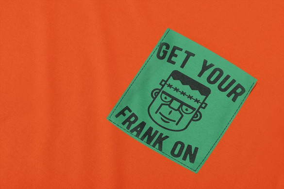 Koszulka z kieszonką GET YOUR FRANK ON