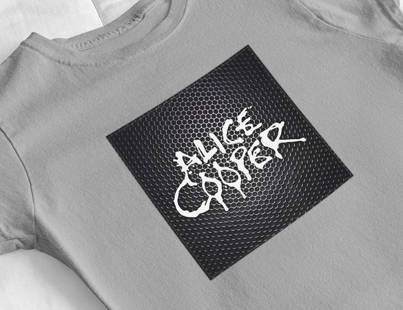 Bluzka damska z naszywką Alice Cooper logo