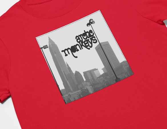 Koszulka z naszywką Arctic Monkeys 02