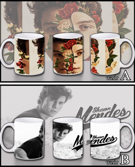 SHAWN MENDES Zestaw poduszka kubek WZORY+GRATIS
