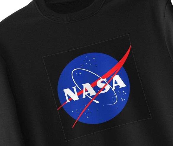Bluza z naszywką NASA logo