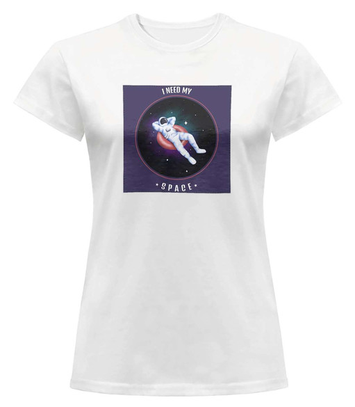 Bluzka damska z naszywką I need my space