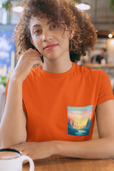 Koszulka z kieszonką KRAJOBRAZ LANDSCAPE